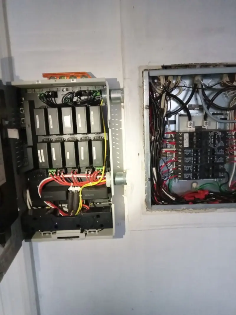 Electrical panel upgrade completed for Security Camera Wiring in Los Ranchos de Albuquerque